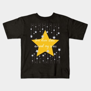 Stars around my scars Kids T-Shirt